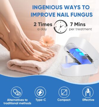 laser para uñas dañadas